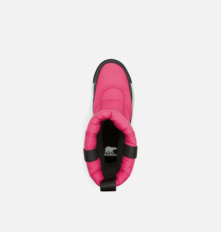 Sorel Childrens Whitney™ II Puffy Mid - Kids Snow Boots Pink/Black - 730548CAL